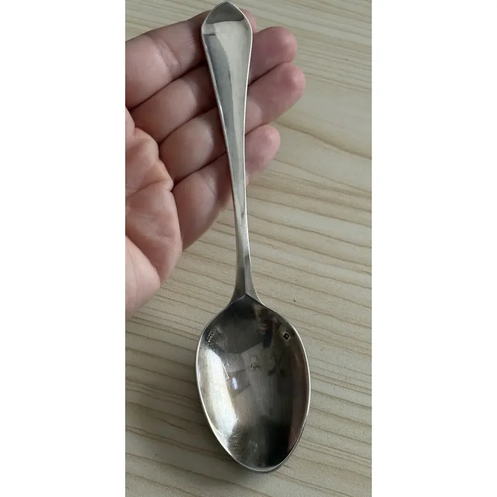 Vintage Ercuis France Silver plated Brantome Dessert Spoon